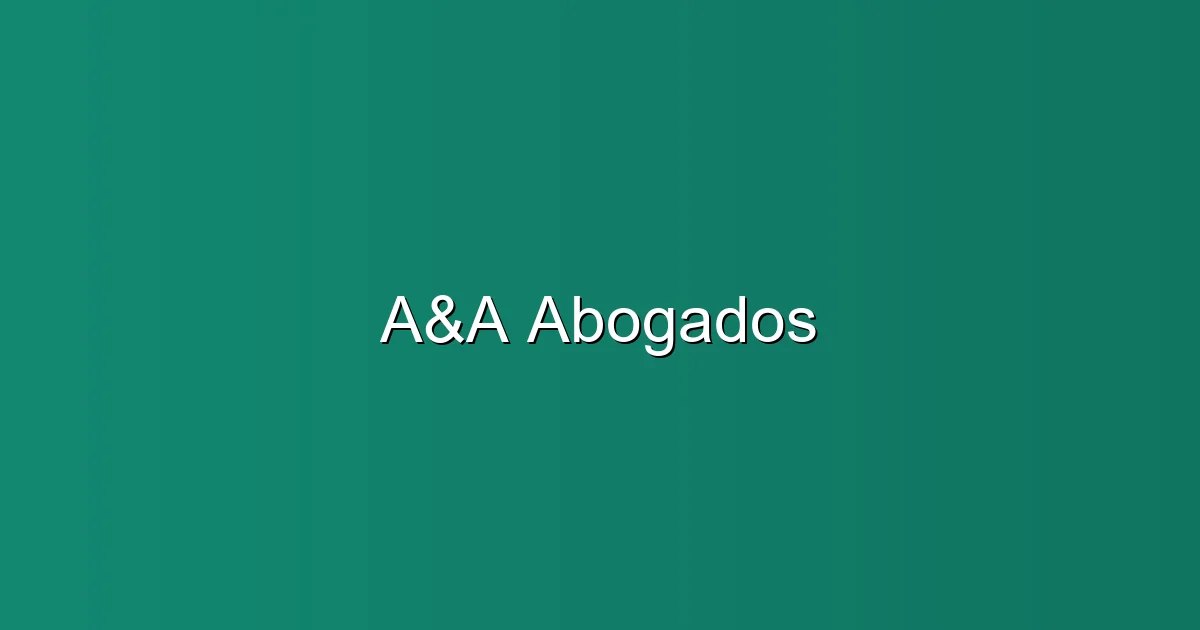 A&A Abogados en Zaragoza: Abogado