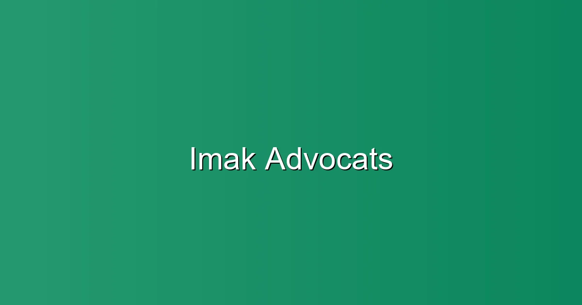 Imak Advocats en Lleida: Abogado